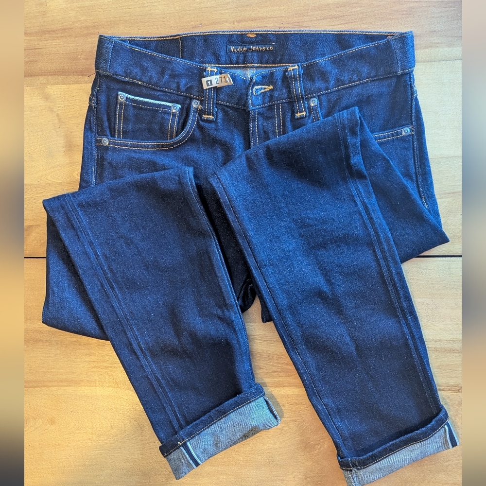 Nudie Lean Dean Raw Selvedge Jeans